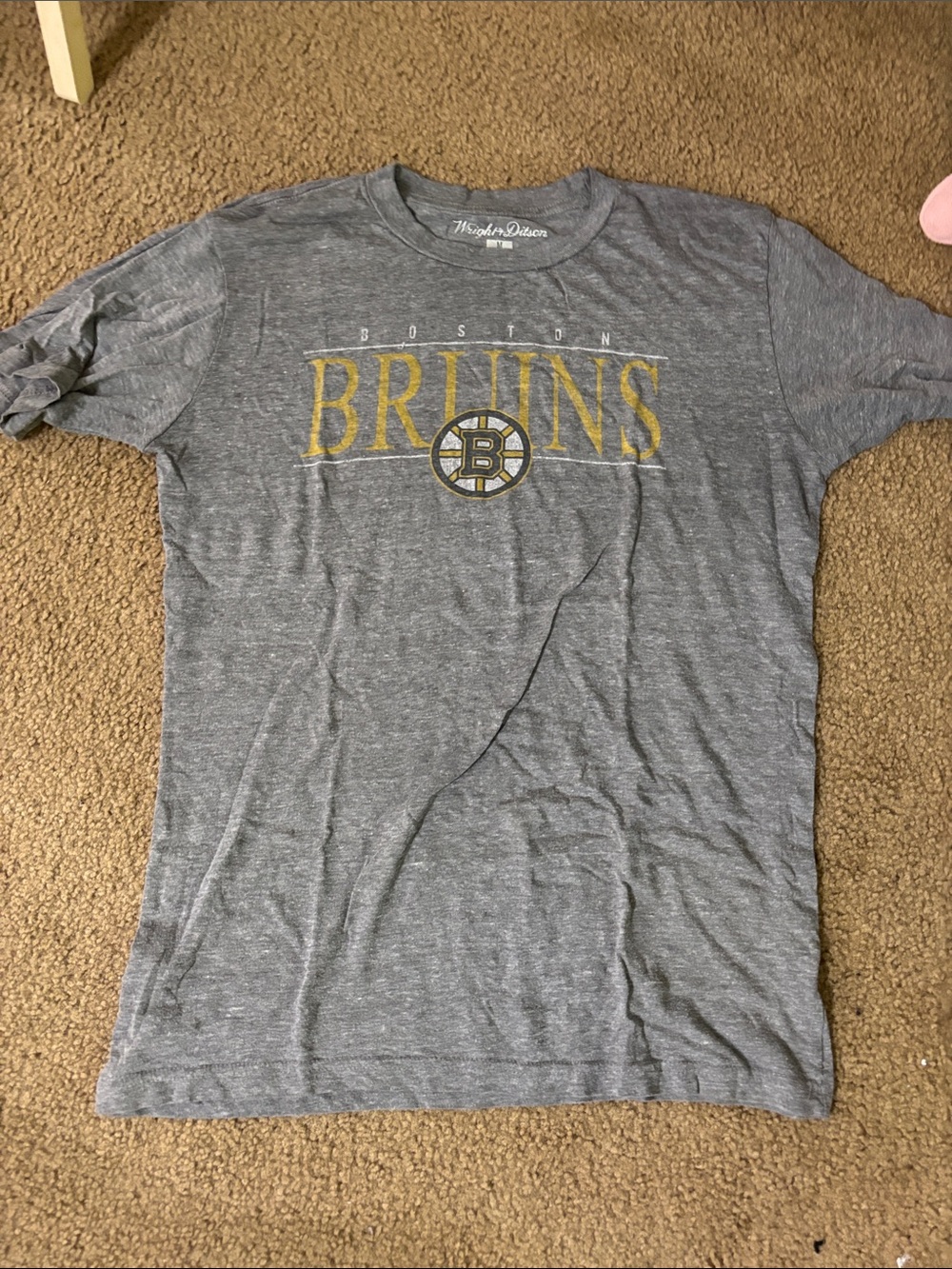 Boston Bruins Gray Graphic Tee